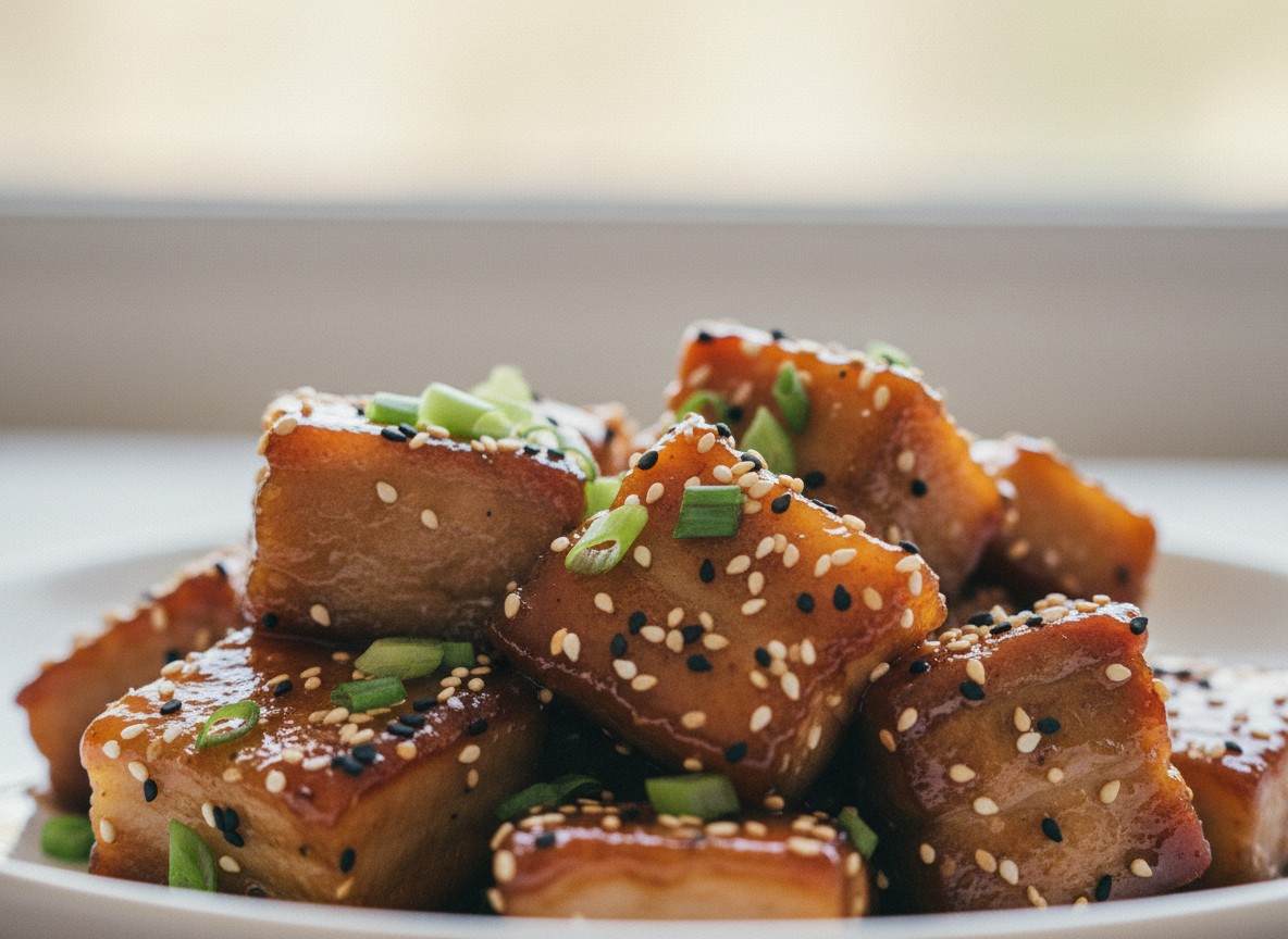 Sticky pork belly tighter crop